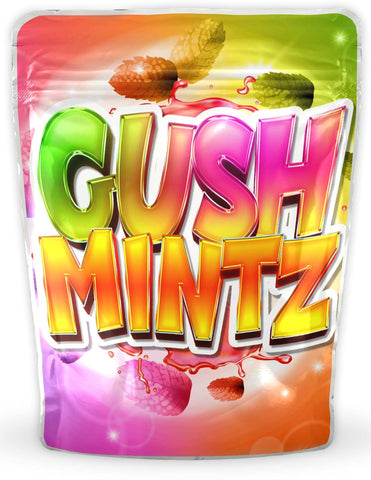 Gush Mintz Mylar Bags