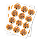 Agent Orange Stickers - DC Packaging Custom Cannabis Packaging
