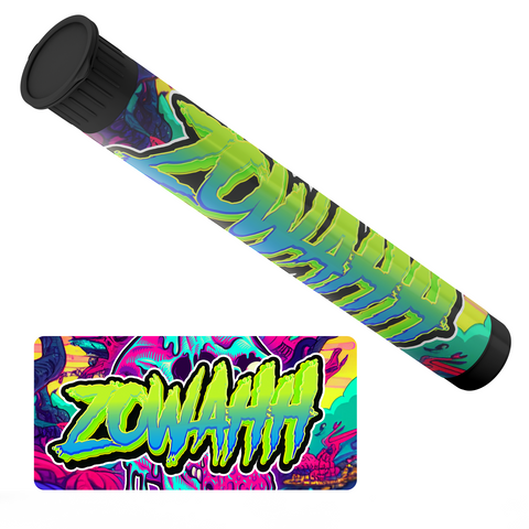 Zowahh Pre-Roll-Röhrchen – vorbeschriftet