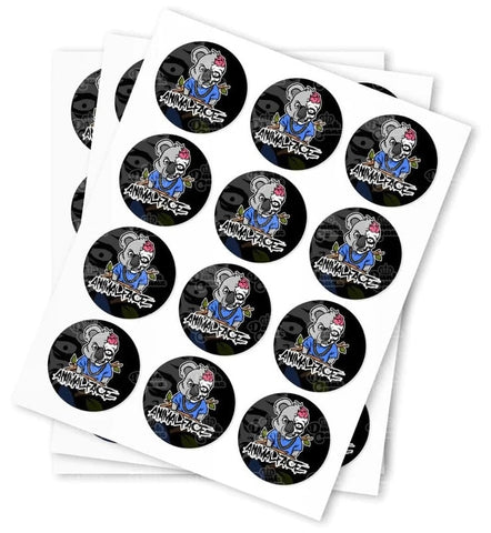 Animal Face Strain Stickers