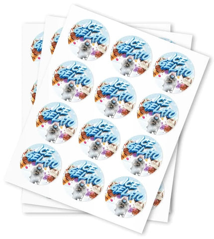 Ice Gelato Stickers - DC Packaging Custom Cannabis Packaging