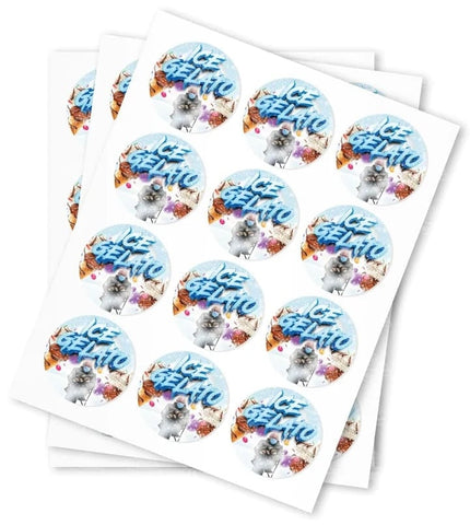 Ice Gelato Stickers - DC Packaging Custom Cannabis Packaging