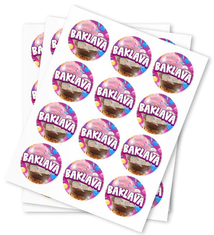 Baklava Stickers