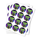 Alien OG Stickers - DC Packaging Custom Cannabis Packaging