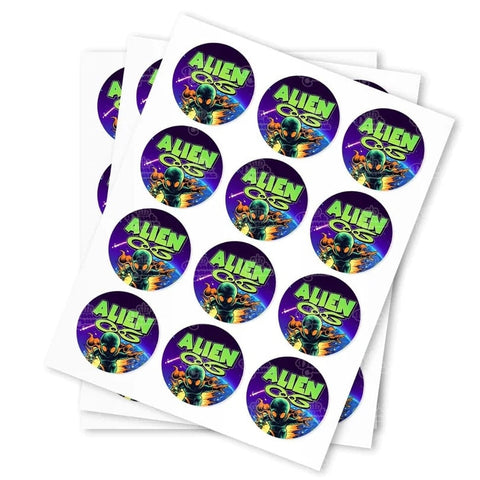 Alien OG Stickers - DC Packaging Custom Cannabis Packaging