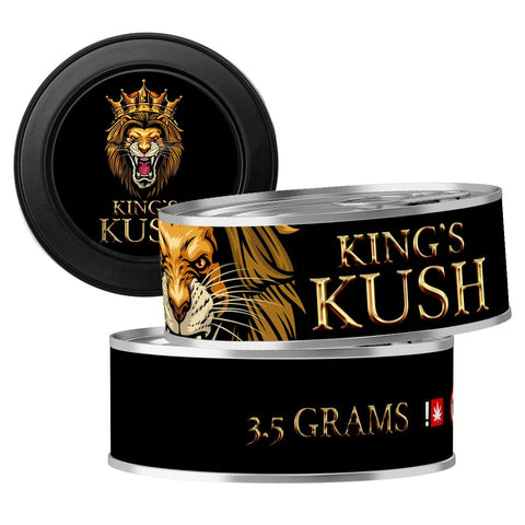 Kings Kush 3.5g Self Seal Tins