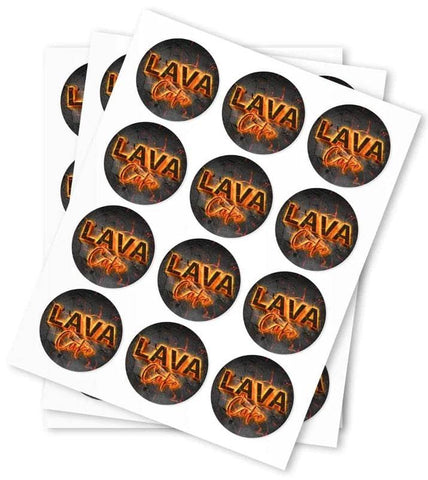 Lava Cake Strain Stickers