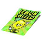 Lemon Chello Mylar Bag Labels - Labels only - DC Packaging Custom Cannabis Packaging