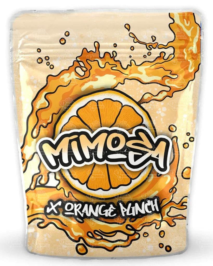 Mimosa x Orange Punch Mylar Bags | cali packz | Empty Packaging Size