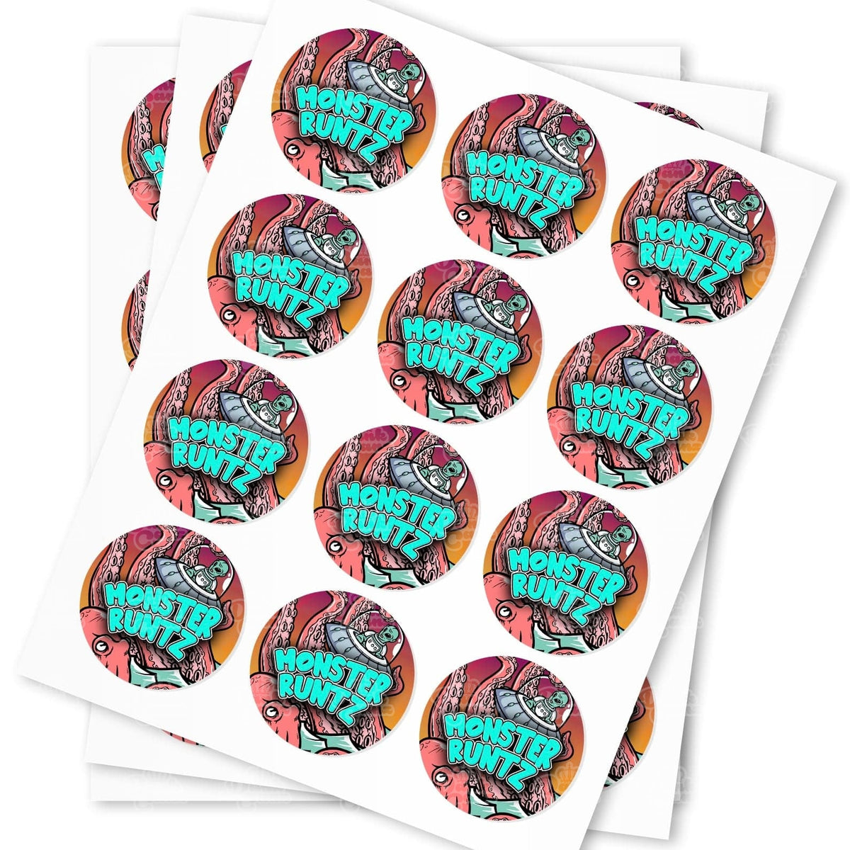 Super Runtz Sticker Monster Runtz Strain Stickers | Cali Labels | Strain Labels – DC Packaging
