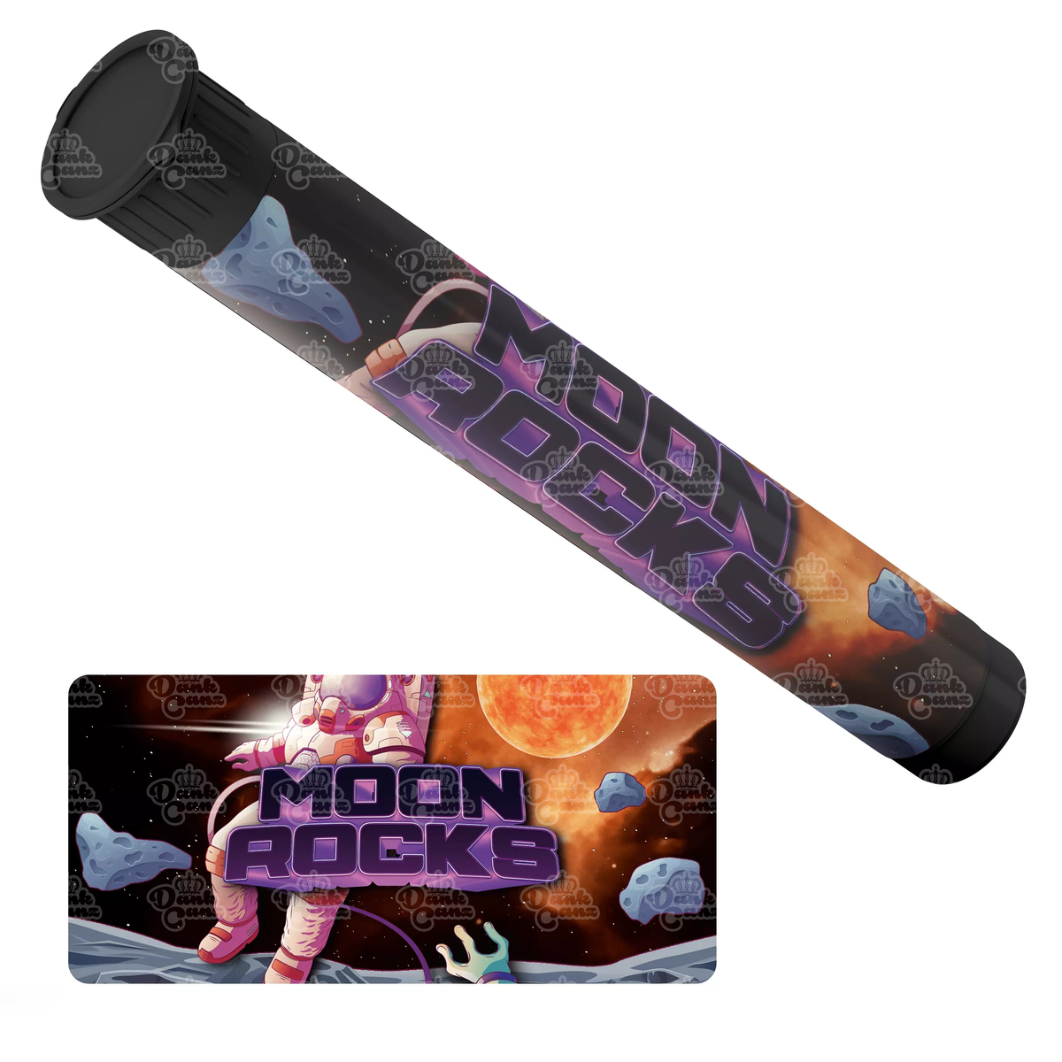 Moon Rocks Pre Roll Tubes | Empty Doob Tubes | 115mm – DC Packaging