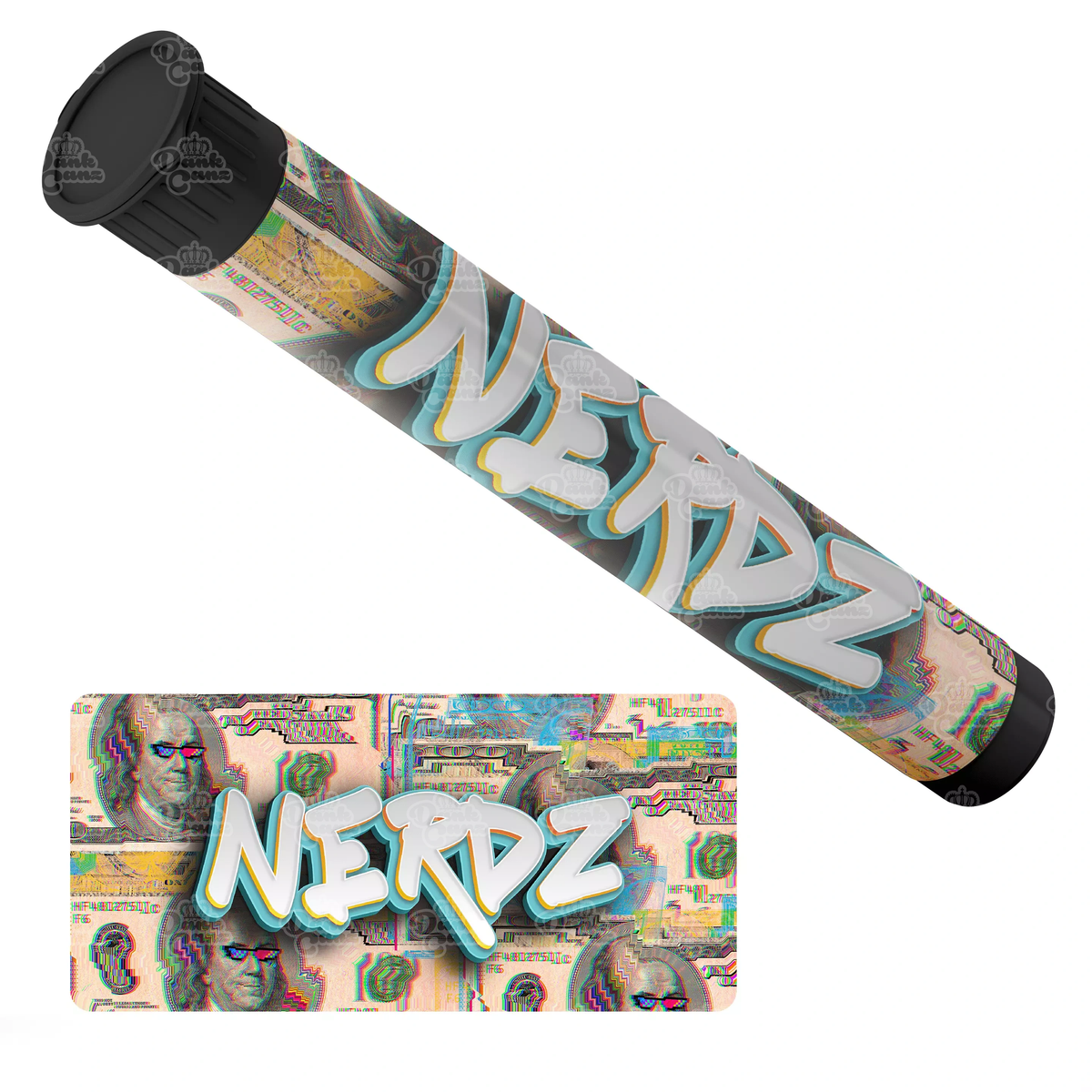 Nerdz Rool Nerdz Pre Roll Tubes | Empty Doob Tubes | 115mm – DC Packaging