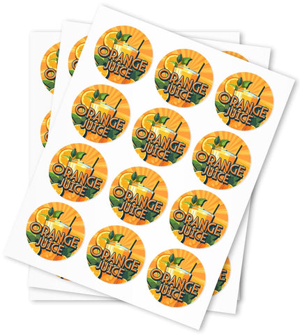 Orange Juice Strain Stickers