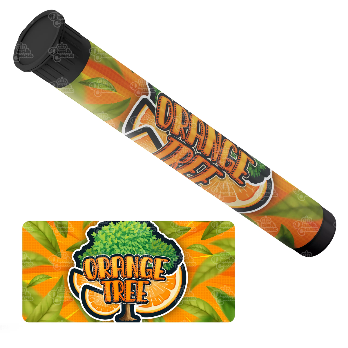 Orange Tree Pre Roll Tubes | Empty Doob Tubes | 115mm – DC Packaging