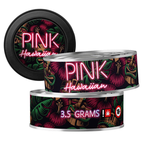 Pink Hawaiian 3.5g Self Seal Tins