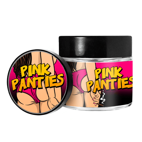 Pink Panties 3.5g/60ml Glass Jars - Pre Labelled