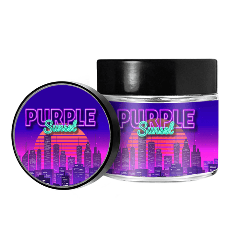 Purple Sunset 3.5g/60ml Glass Jars - Pre Labelled