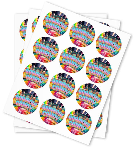Rainbow Candy Strain Stickers