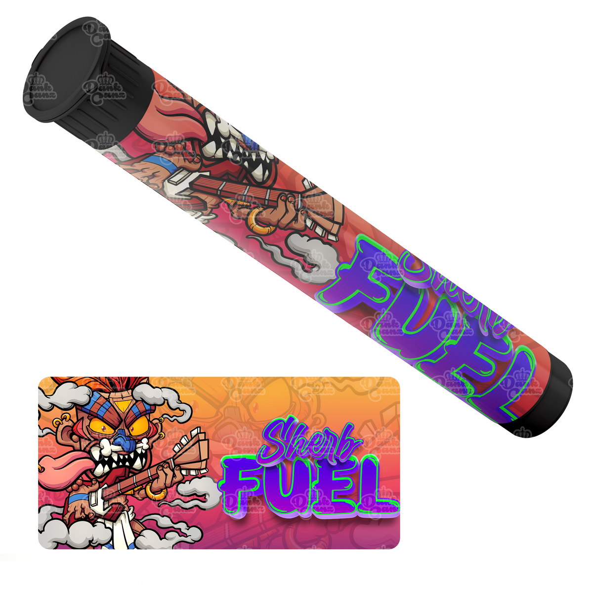Sherb Fuel Pre Roll Tubes | Empty Doob Tubes | 115mm