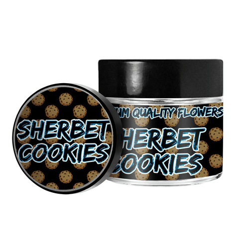 Sherbet Cookies 3.5g/60ml Glass Jars - Pre Labelled