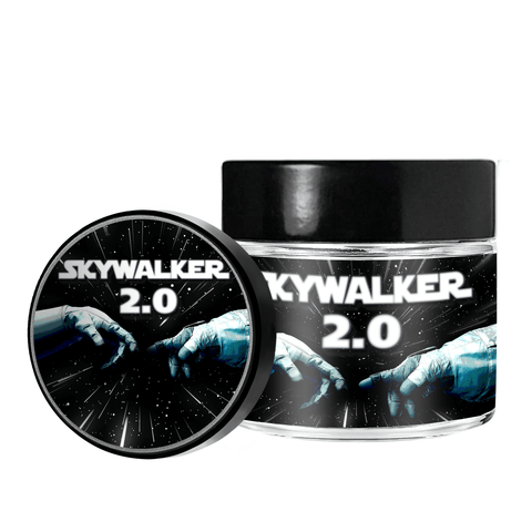 Skywalker 2.0 3.5g/60ml Glass Jars - Pre Labelled
