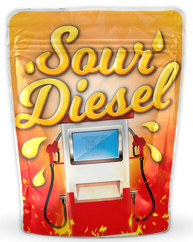 Sour Diesel Mylar Bags