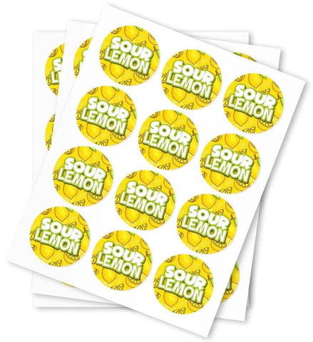 Sour Lemon Strain Stickers