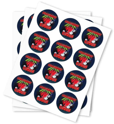 Strawberry Cough Stickers