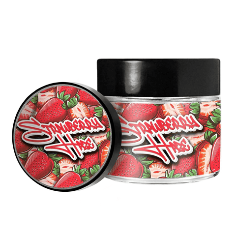 Strawberry Haze 3.5g/60ml Glass Jars - Pre Labelled