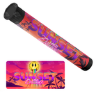 Sunset Zkittlez Pre Roll Tubes - Labelled - DC Packaging Custom Cannabis Packaging