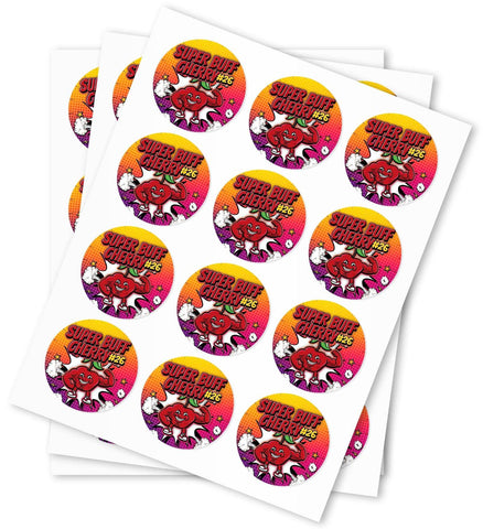 Super Buff Cherry 26 Strain Stickers