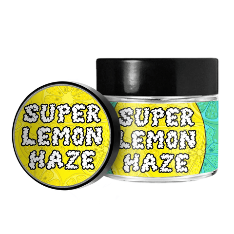 Super Lemon Haze 3.5g/60ml Glass Jars - Pre Labelled