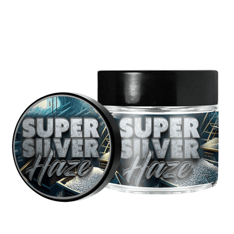 Super Silver Haze 3.5g/60ml Glass Jars - Pre Labelled