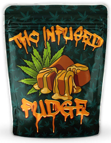 THC Fudge Mylar Bags