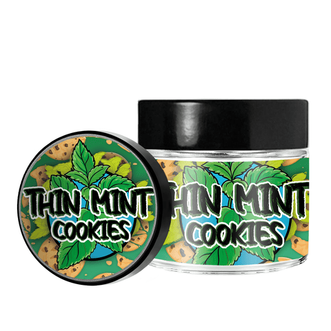 Thin Mint Cookies 3.5g/60ml Glass Jars - Pre Labelled