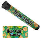 Thin Mint Cookies Pre Roll Tubes - Labelled - DC Packaging Custom Cannabis Packaging