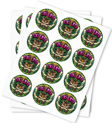 Tiki Lato Strain Stickers