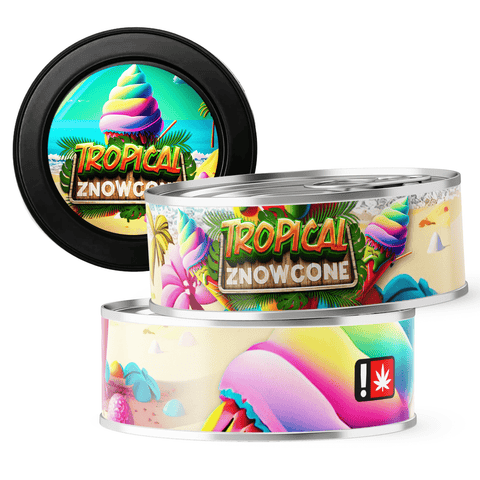 Tropical Znowcone 3.5g Self Seal Tins