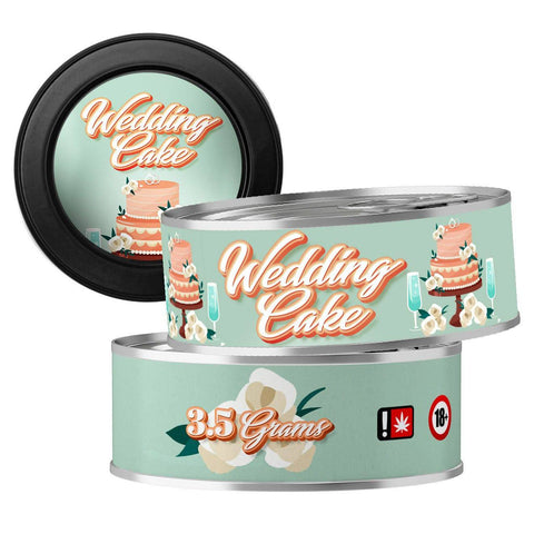 Wedding Cake 3.5g Self Seal Tins