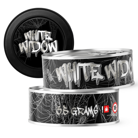 White Widow 3.5g Self Seal Tins