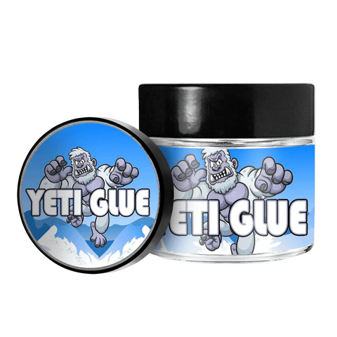 Yeti Glue 3.5g/60ml Tarros de vidrio - Pre etiquetado