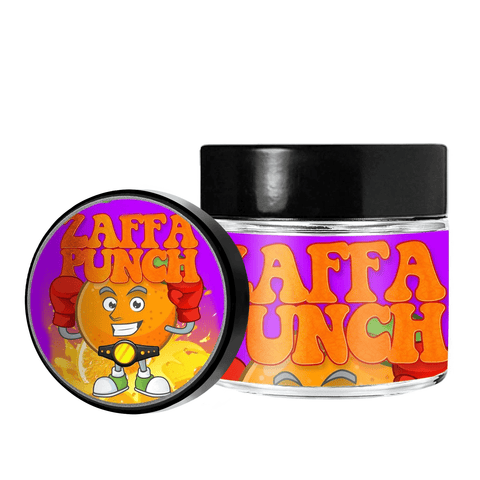 Zaffa Punch 3.5g/60ml Glass Jars - Pre Labelled
