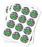 Zombie Breath Strain Stickers - DC Packaging Custom Cannabis Packaging