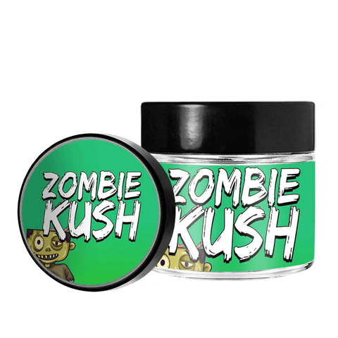 Zombie Kush 3.5g / 60ml Tarros de vidrio - Pre etiquetado