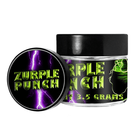 Zurple Punch 3.5g/60ml Glass Jars - Pre Labelled