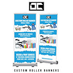 Custom Roller Banner - DC Packaging Custom Cannabis Packaging