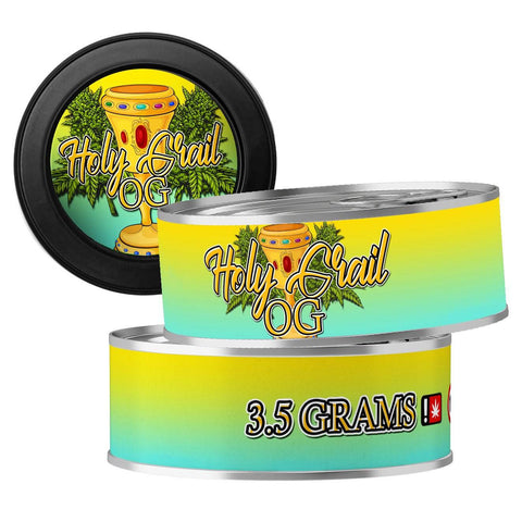 Holy Grail OG 3.5g Self Seal Tins - DC Packaging Custom Cannabis Packaging