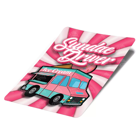 Sundae Driver Mylar-Taschenetiketten – nur Etiketten