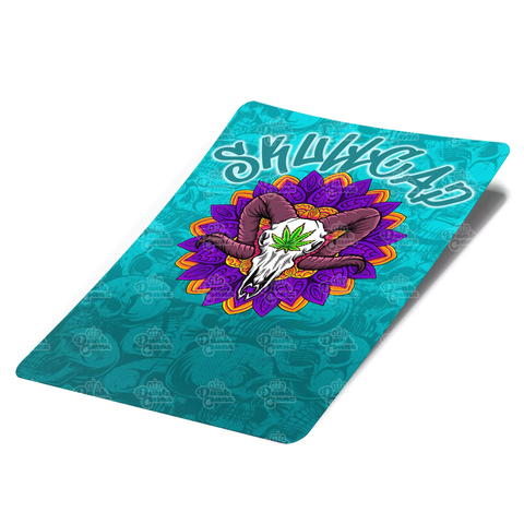 Skullcap Mylar Bag Labels - Labels only