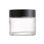 60ML 3.5g Clear Glass Jars - DC Packaging Custom Cannabis Packaging